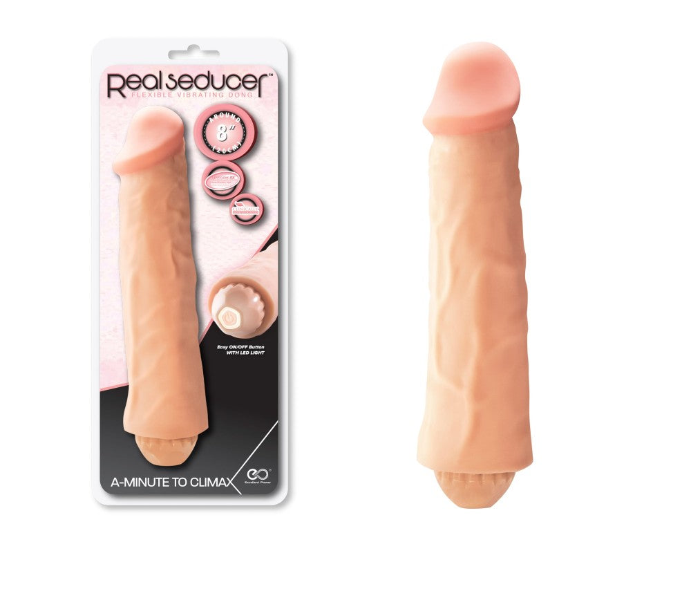 NMC - REAL SEDUCER FLEXIBLE VIBRATING DONG 8"_B0O25_4
