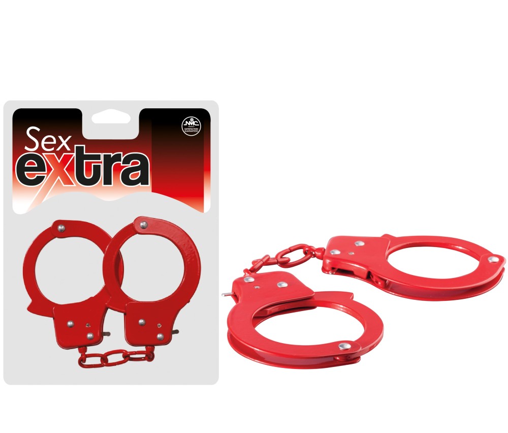 NMC - SEX EXTRA - METAL CUFFS RED