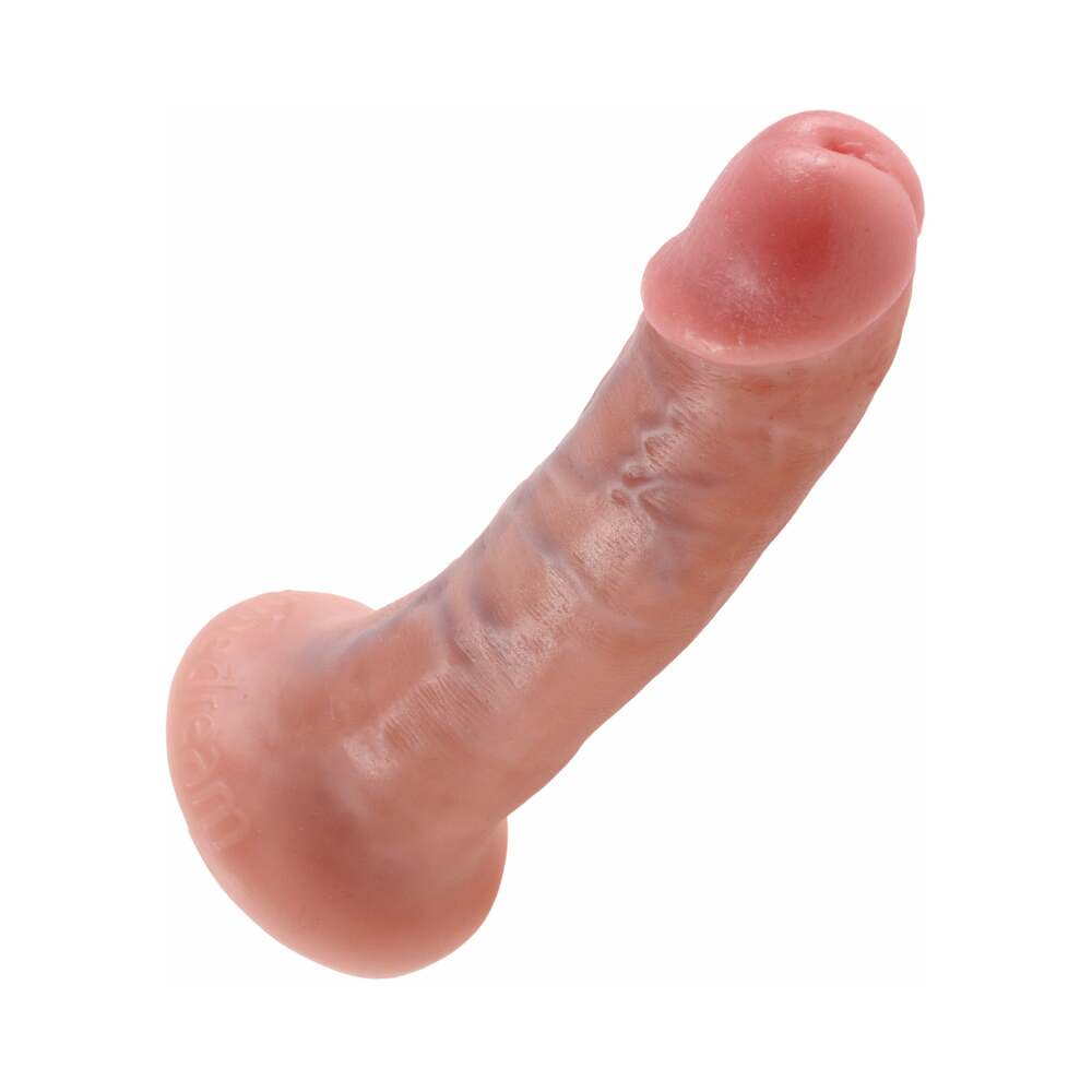 PIPEDREAM - KING COCK 6 IN. COCK REALISTIC DILDO WITH SUCTION CUP BEIGE