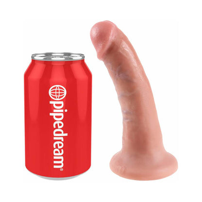 PIPEDREAM - KING COCK 6 IN. COCK REALISTIC DILDO WITH SUCTION CUP BEIGE