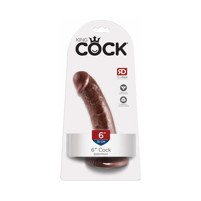 PIPEDREAM - KING COCK 6 IN. COCK REALISTIC DILDO WITH SUCTION CUP TAN