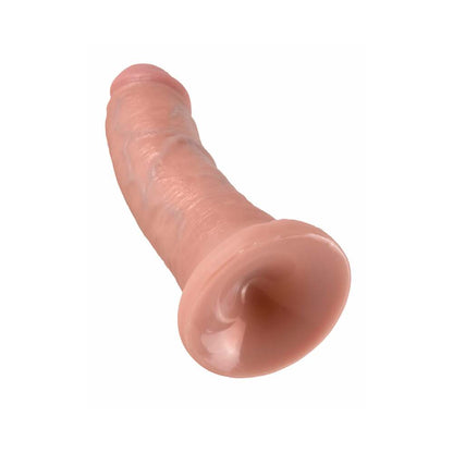 KING COCK 8 IN. COCK REALISTIC DILDO WITH SUCTION CUP BEIGE