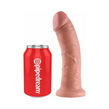 PIPEDREAM - KING COCK 8 IN. COCK REALISTIC DILDO WITH SUCTION CUP TAN