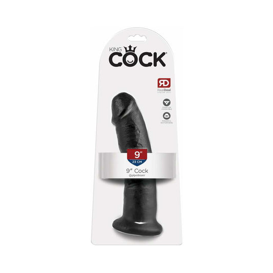 KING COCK - 9 DILDO BLACK 22.9 CM
