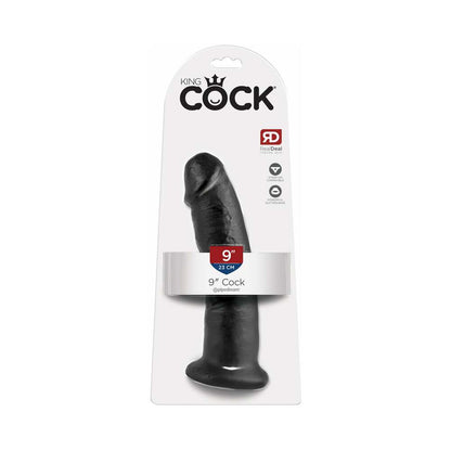 KING COCK 9 IN. COCK REALISTIC DILDO WITH SUCTION CUP BLACK