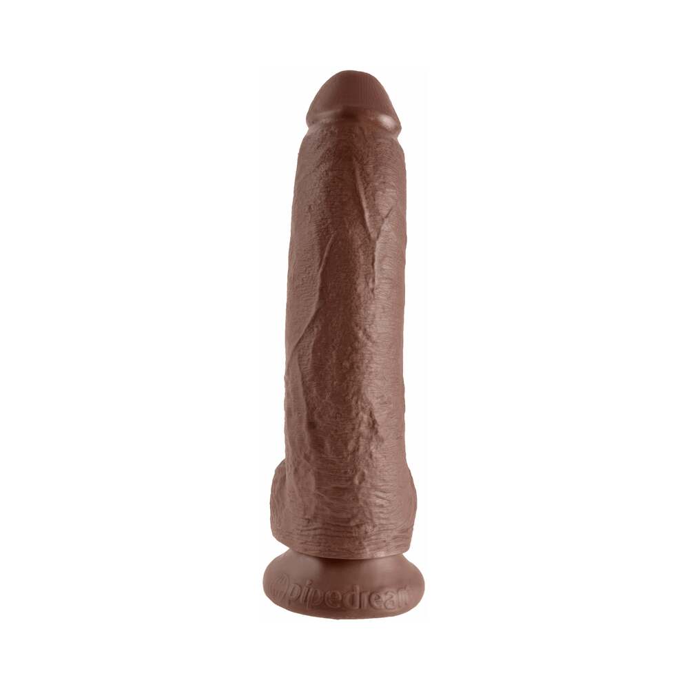 PIPEDREAM - KING COCK 9 IN. COCK WITH BALLS REALISTIC SUCTION CUP DILDO BEIGE