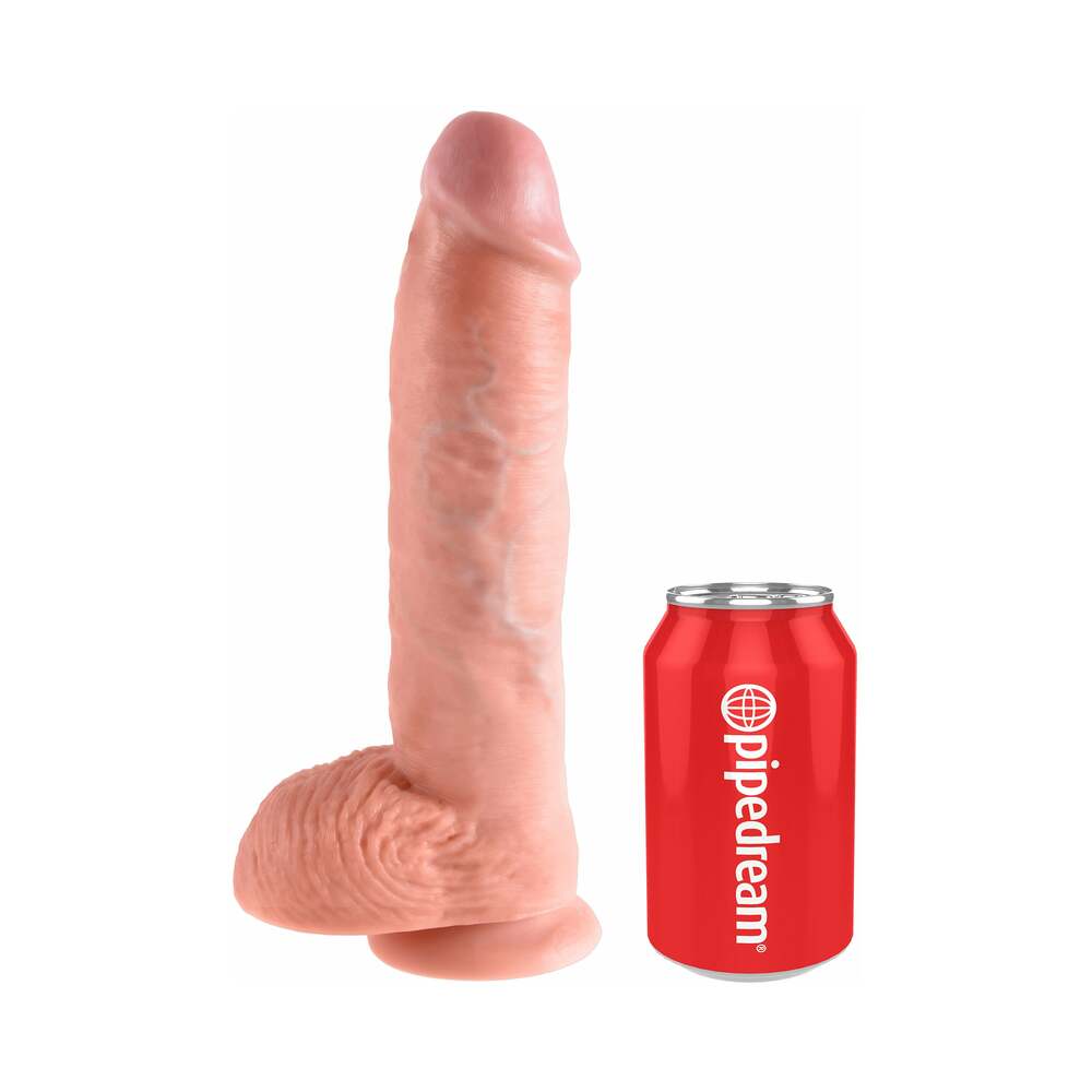 REY GALLO - DILDO DE CARNE CON TESTÍCULOS DE 26.5 CM