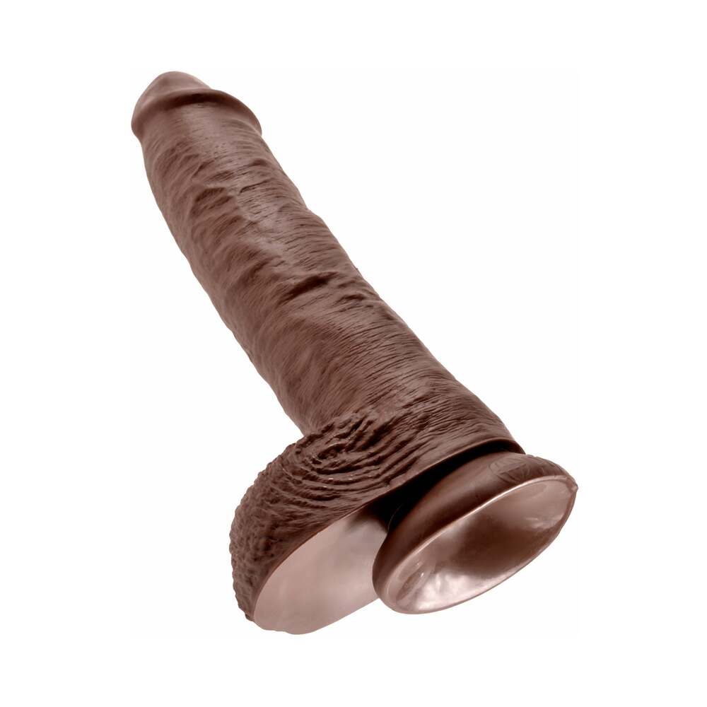 REY GALLO - DILDO DE CARNE CON TESTÍCULOS DE 26.5 CM