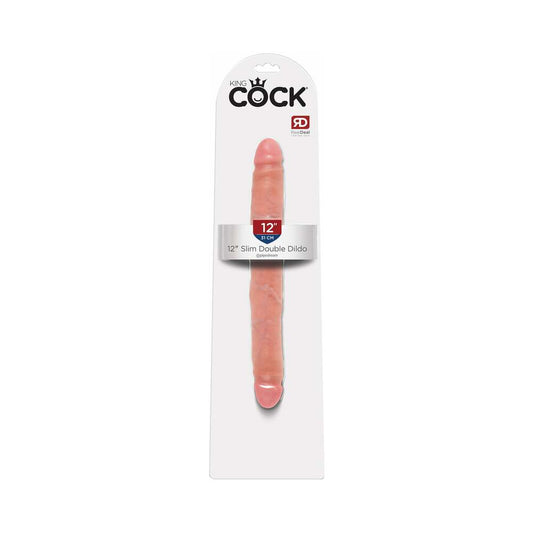 KING COCK - SLIM DOUBLE DILDO 30 CM