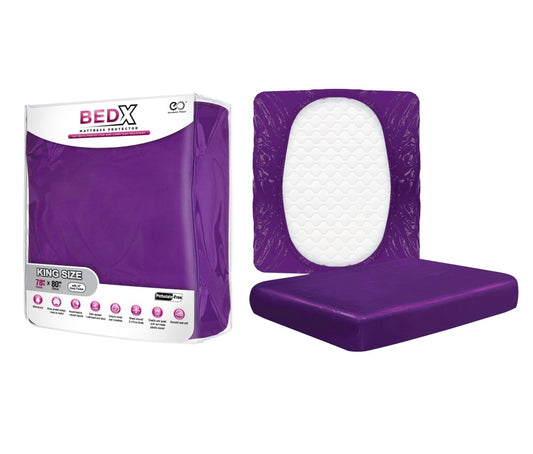 NMC - BED X - MATTRESS PROTECTOR - KING SIZE PURPLE