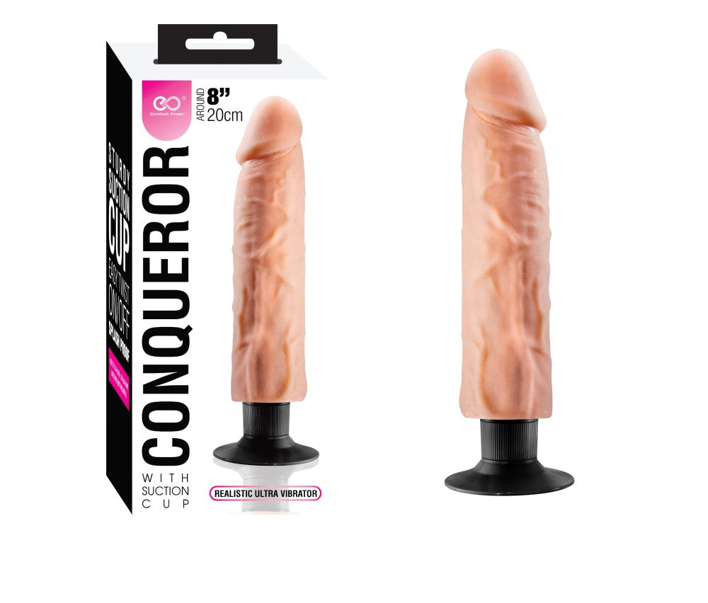 NMC - CONQUEROR 8" TPR MULTI-SPEED VIBRATOR