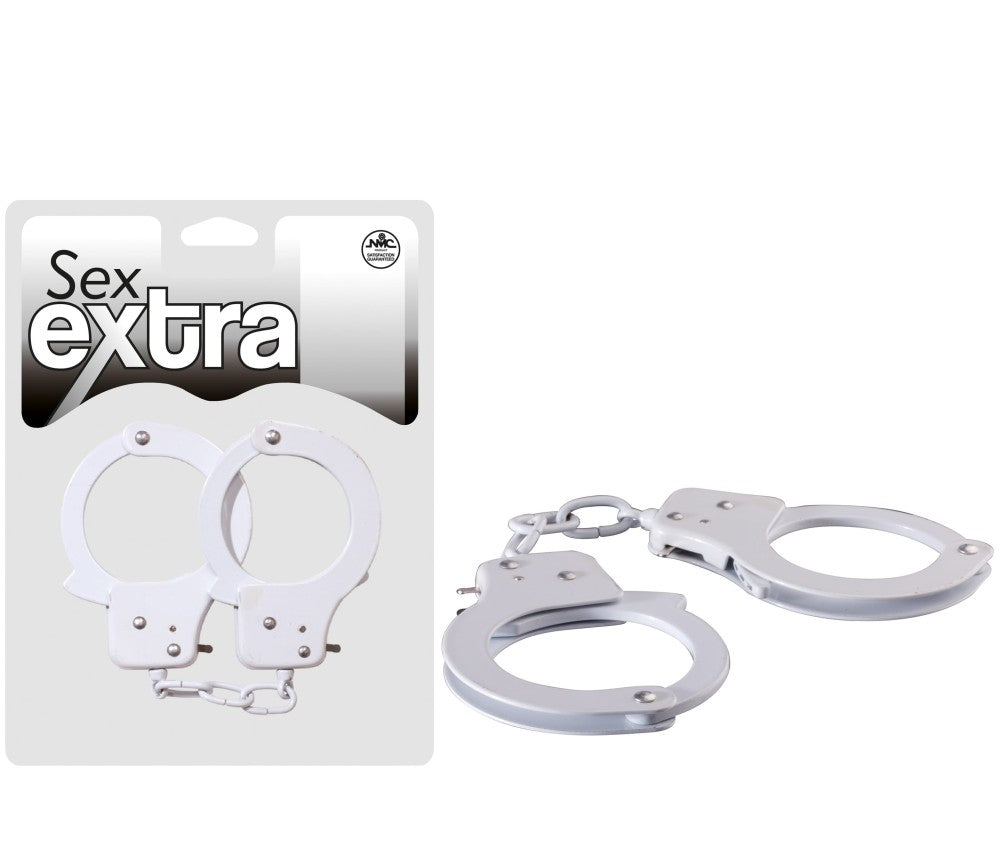 NMC - SEX EXTRA - METAL CUFFS WHITE