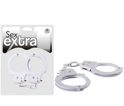 NMC - SEX EXTRA - METAL CUFFS WHITE
