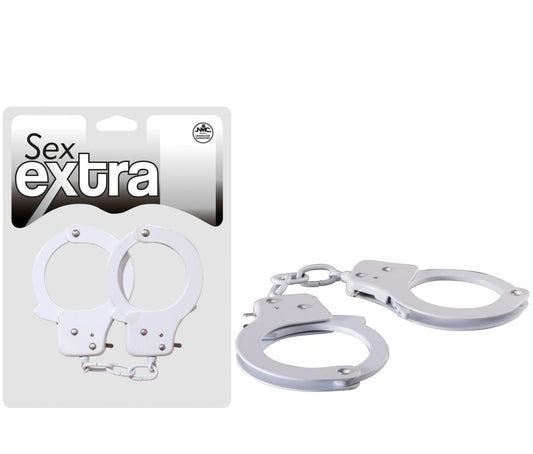 NMC - SEX EXTRA - METAL CUFFS WHITE