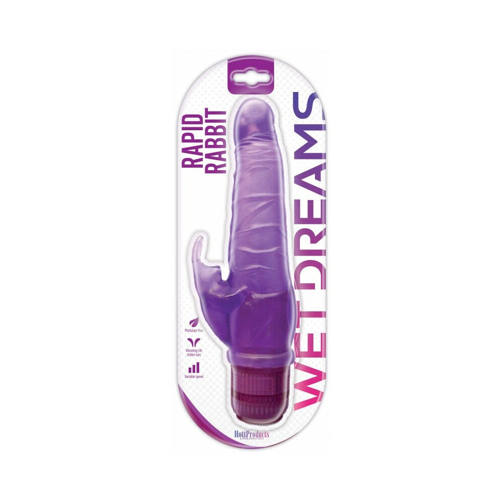 HOTT PRODUCTS - WET DREAMS RAPID RABBIT PURPLE