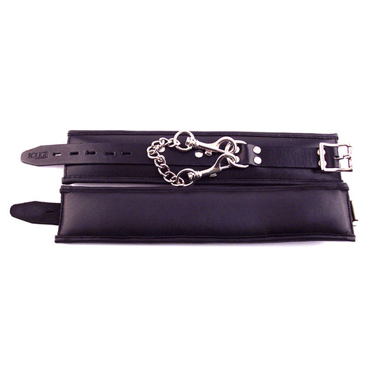 ROUGE GARMENTS - ROUGE PADDED ANKLE CUFFS BLACK