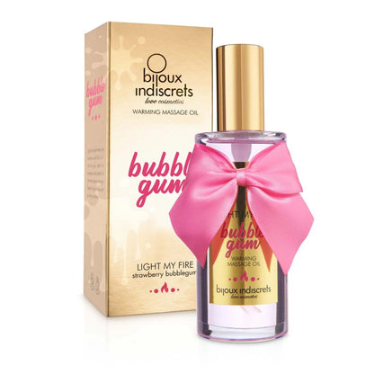 BIJOUX INDISCRETS - LIGHT MY FIRE - BUBBLEGUM  WARMING OIL