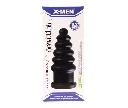 X-MEN - X-MEN 9.2 INCH BUTT PLUG BLACK
