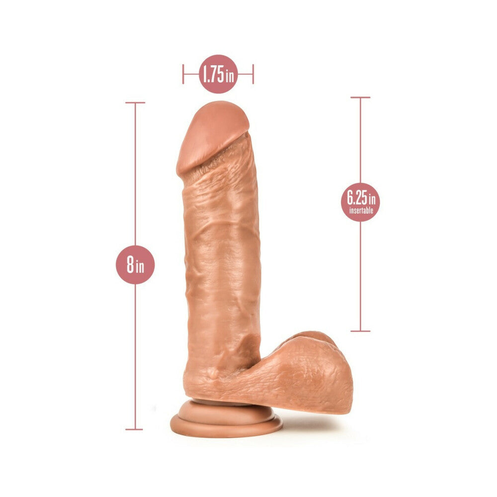 BLUSH - LOVERBOY THE MATADOR REALISTIC 8 IN. DILDO WITH BALLS TAN