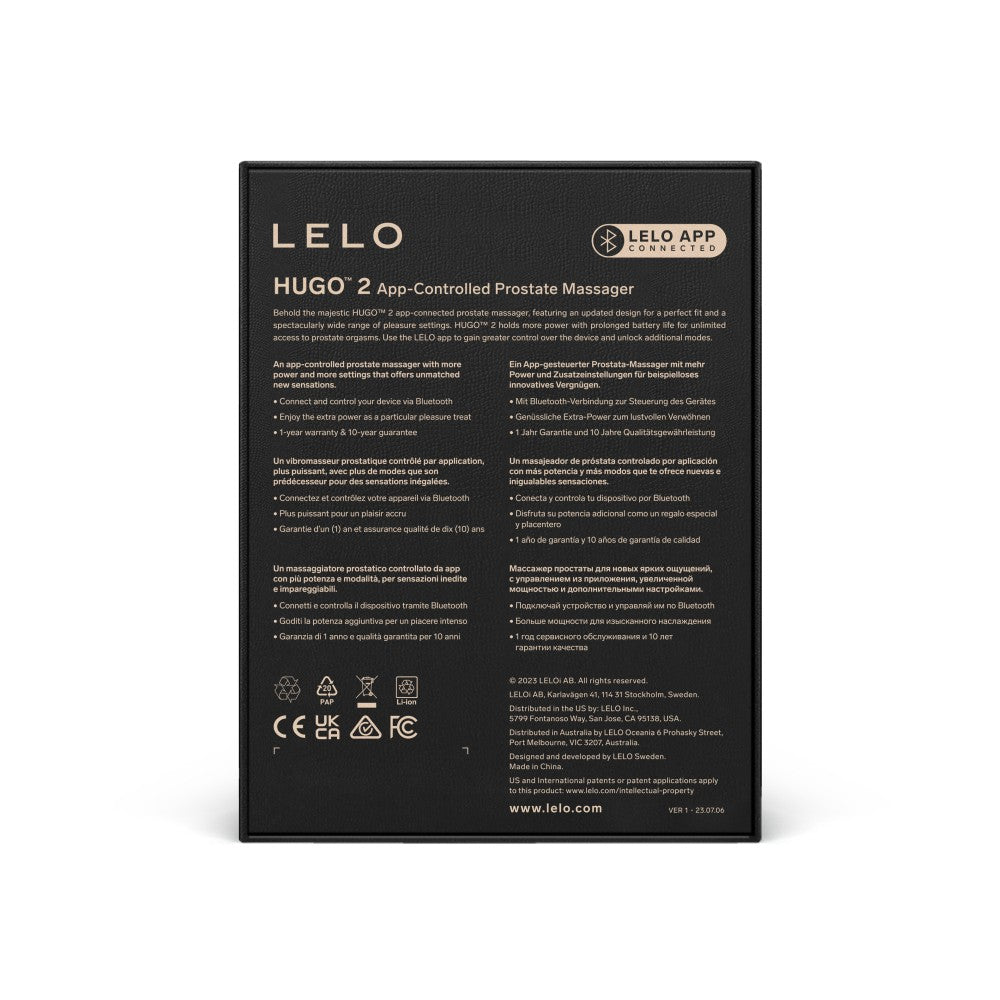 LELO - HUGO 2 BLACK