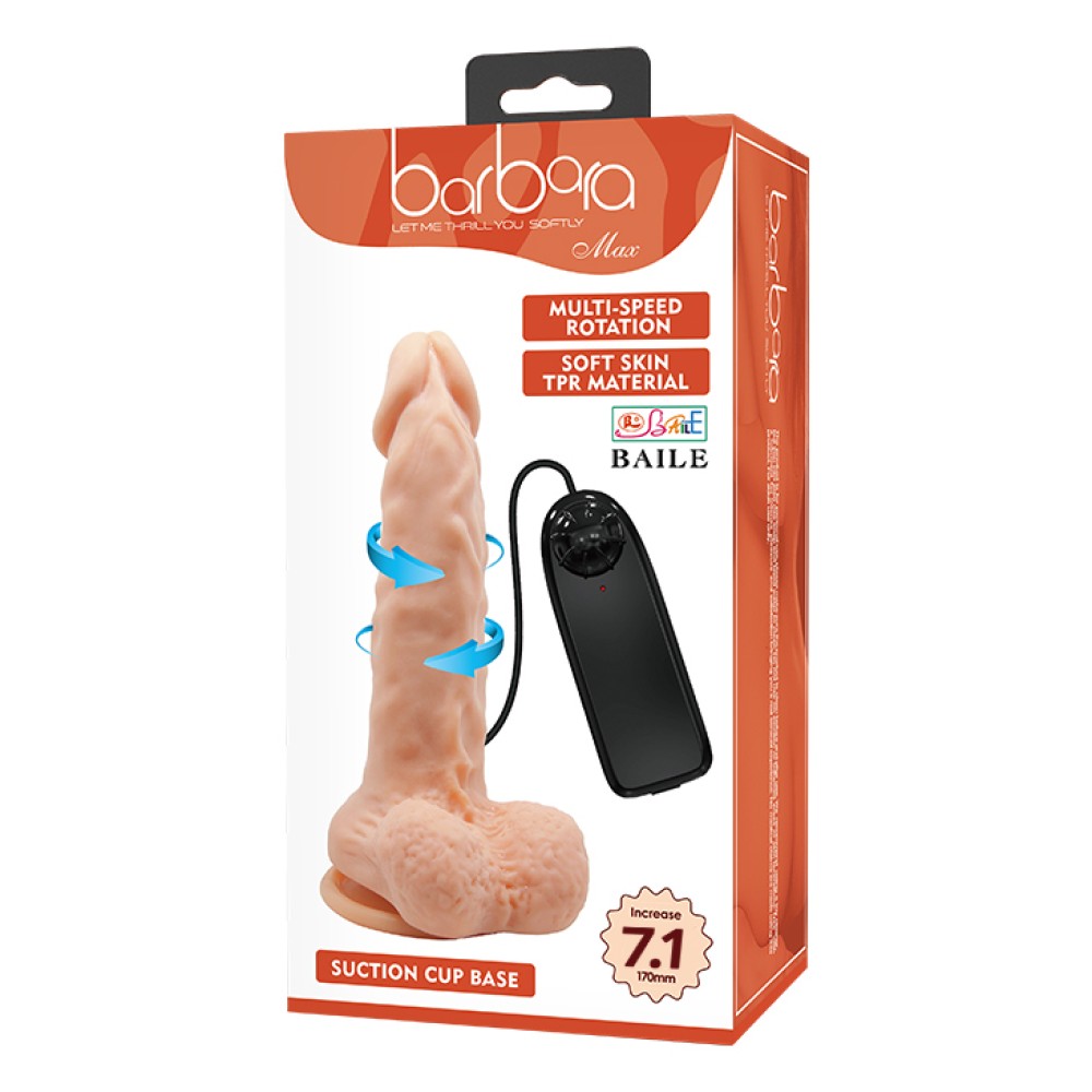 DEBRA - BARBARA MAX MULTI-SPEED VIBRATION DILDO 7.1 "