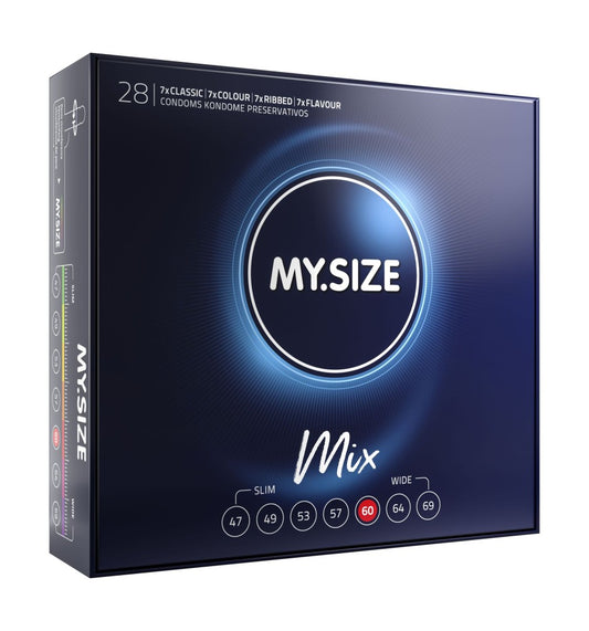 MY SIZE PRO - MY SIZE MIX CONDOMS 60 MM (28 PIECES)