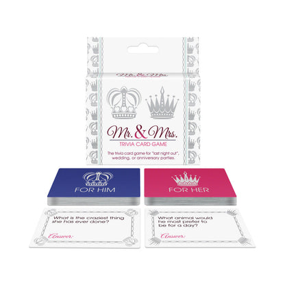 KHEPER GAMES - MR. AND MRS. TRIVIA CARD GAME