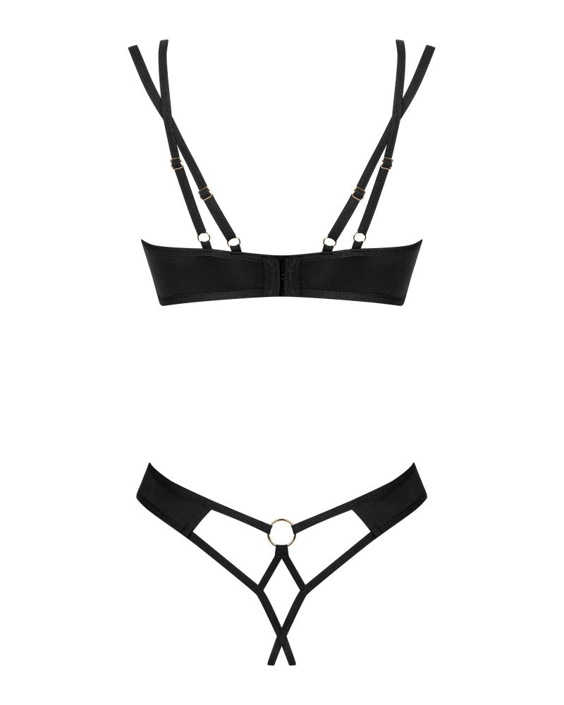 OBSESSIVE - NESARI 2-PCS CROTCHLESS SET XL/2XL