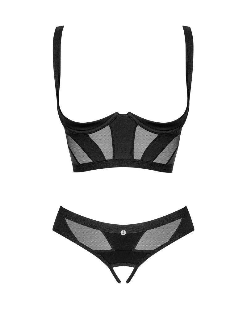 OBSESSIVE - CHIC AMORIA 2-PCS CROTCHLESS SET   XS/S