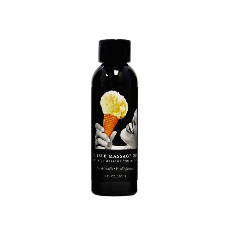 EARTHLY BODY - EDIBLE MASSAGE OIL VANILLA 2OZ