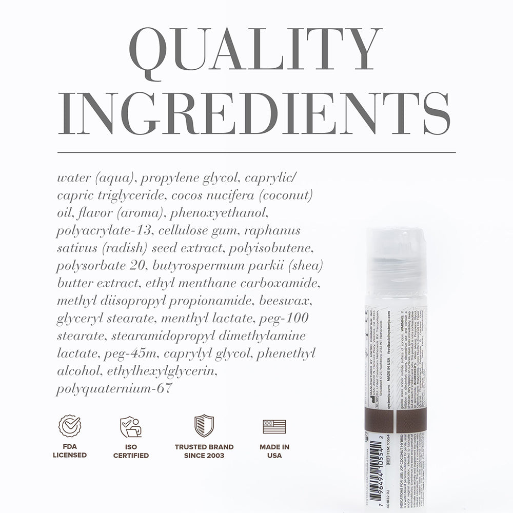 SYSTEM JO - JO COCONUT HYBRID ORIGINAL LUBRICANT 1 OZ.