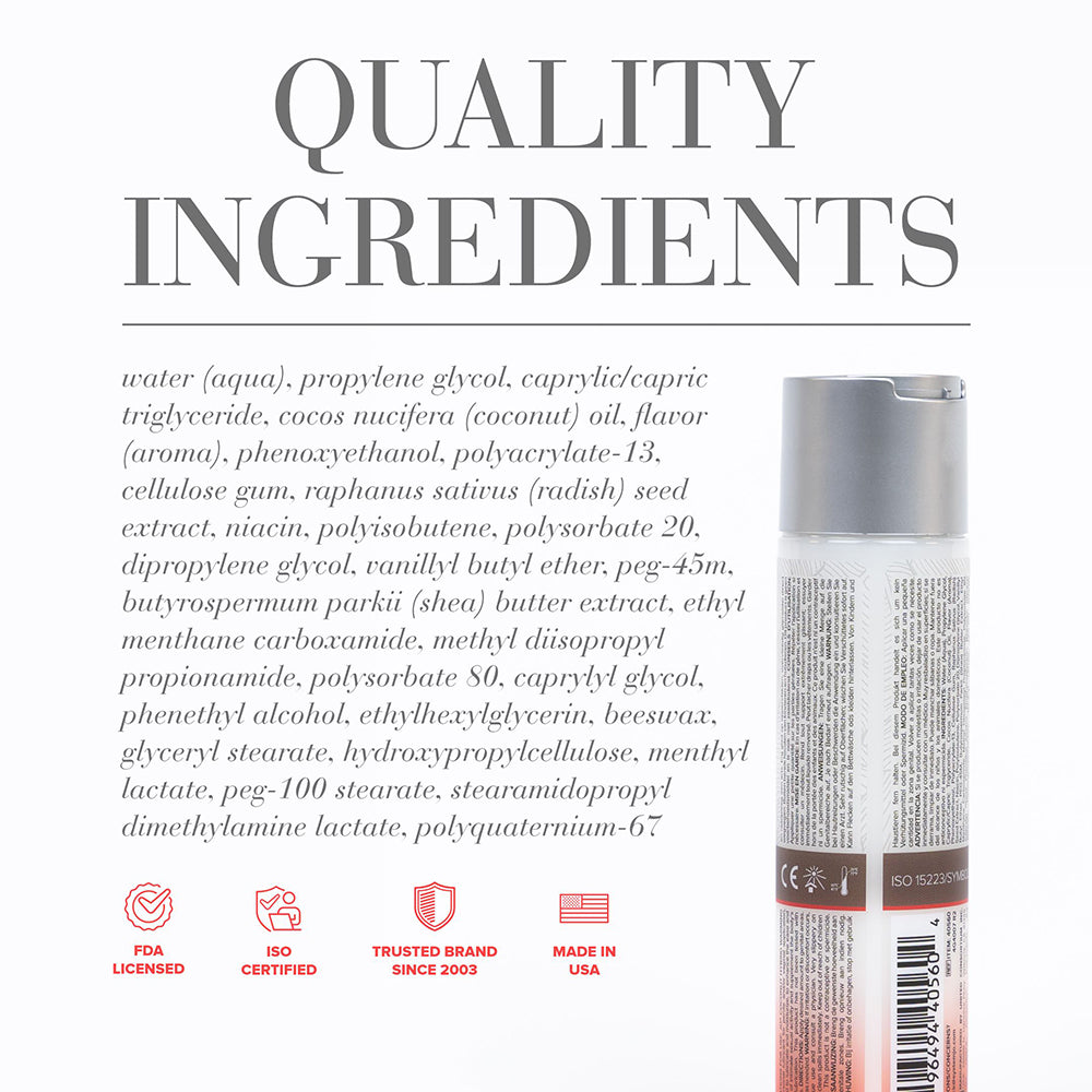 SYSTEM JO - JO COCONUT HYBRID WARMING LUBRICANT 4 OZ.