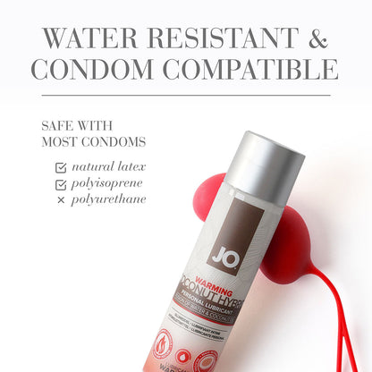 SYSTEM JO - JO COCONUT HYBRID WARMING LUBRICANT 4 OZ.