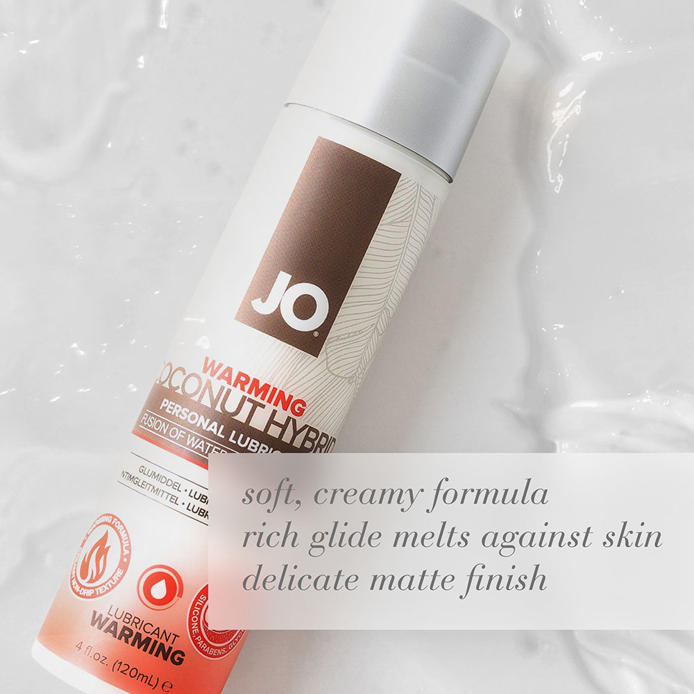 SYSTEM JO - JO COCONUT HYBRID WARMING LUBRICANT 4 OZ.