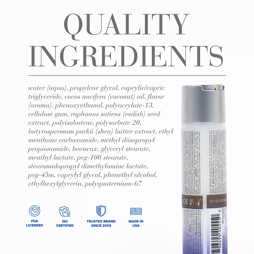 SYSTEM JO - JO COCONUT HYBRID COOLING LUBRICANT 4 OZ.