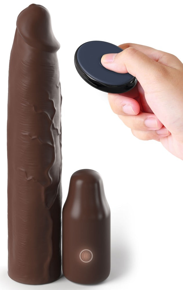 FANTASY X-TENSIONS ELITE - 3" VIBRATING MEGA X-TENSION WITH REMOTE