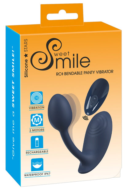 SWEET SMILE - RC BENDABLE PANTY VIBRATOR