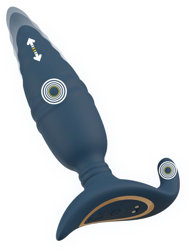 ANOS - RC THRUSTING BUTT PLUG WITH VIBRATION