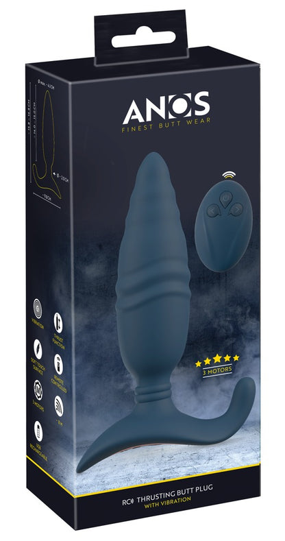 ANOS - RC THRUSTING BUTT PLUG WITH VIBRATION