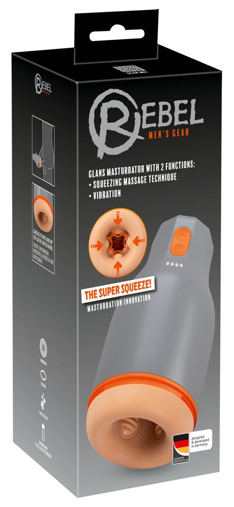 REBEL - GLANS MASTURBATOR WITH 2 FUNCTIONS
