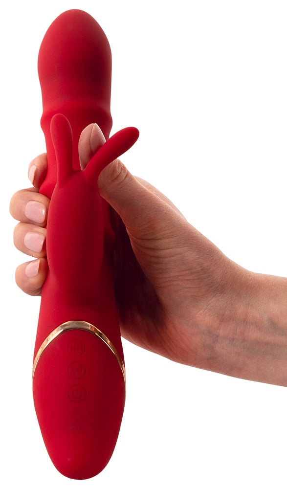 YOU2TOYS - RABBIT VIBRATOR WITH 3 MOVING RINGS