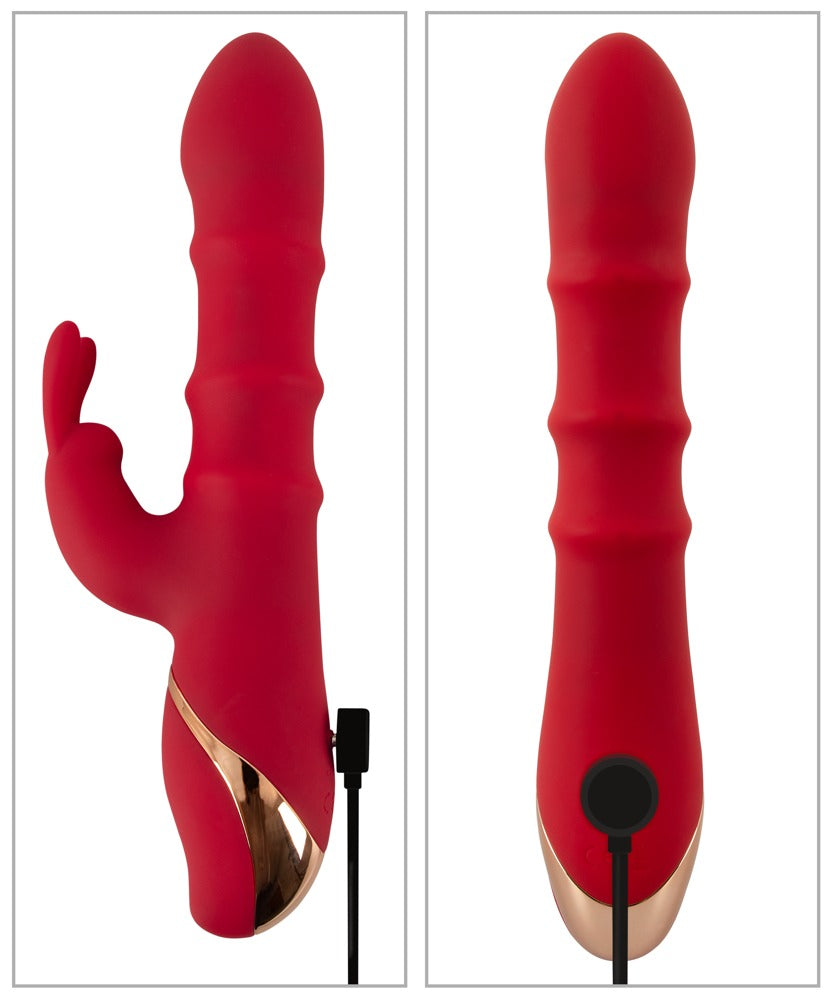 YOU2TOYS - RABBIT VIBRATOR WITH 3 MOVING RINGS