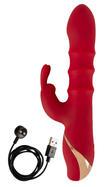YOU2TOYS - RABBIT VIBRATOR WITH 3 MOVING RINGS