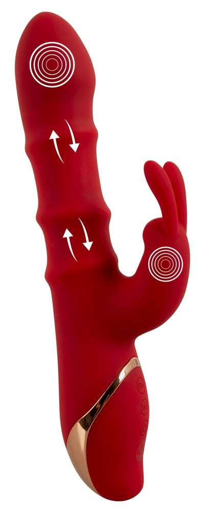 YOU2TOYS - RABBIT VIBRATOR WITH 3 MOVING RINGS