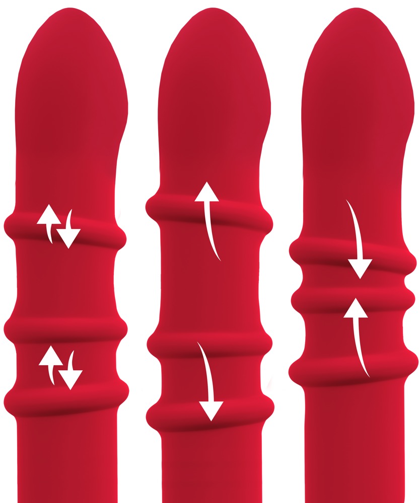 YOU2TOYS - RABBIT VIBRATOR WITH 3 MOVING RINGS
