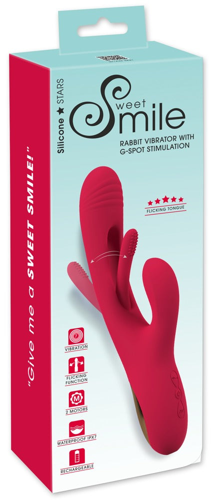 SWEET SMILE - RABBIT VIBRATOR WITH G-SPOT STIMULATION