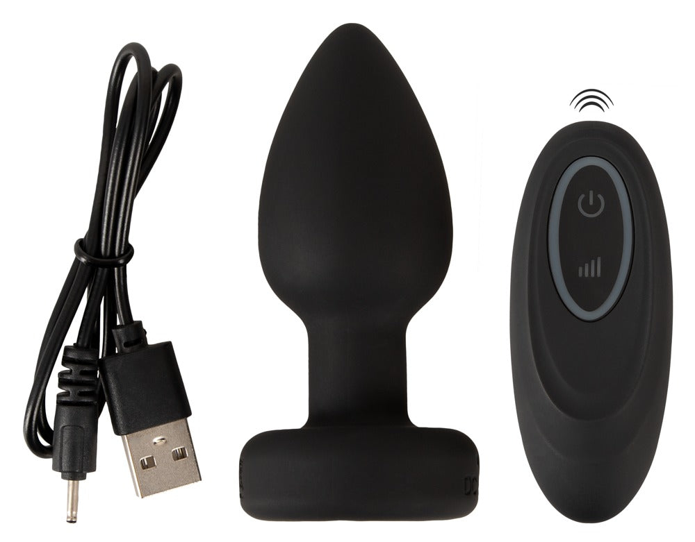ANOS - RC FLASHING BUTT PLUG WITH VIBRATION