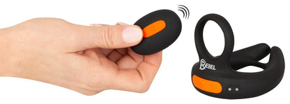 REBEL - RC SCROTUM STIMULATOR WITH VIBRATIONS