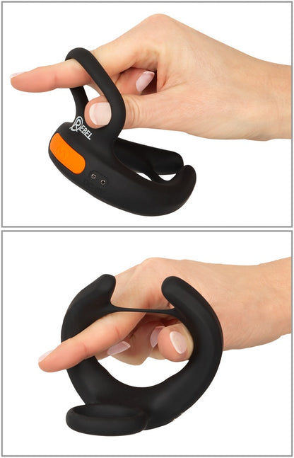 REBEL - RC SCROTUM STIMULATOR WITH VIBRATIONS