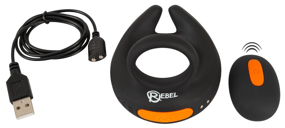 REBEL - RC SCROTUM STIMULATOR WITH VIBRATIONS
